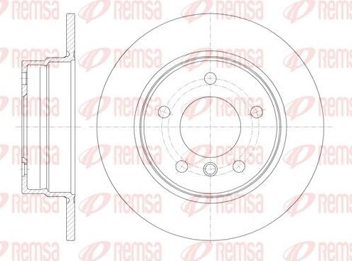 Тормозной диск Remsa. Артикул 61013.00