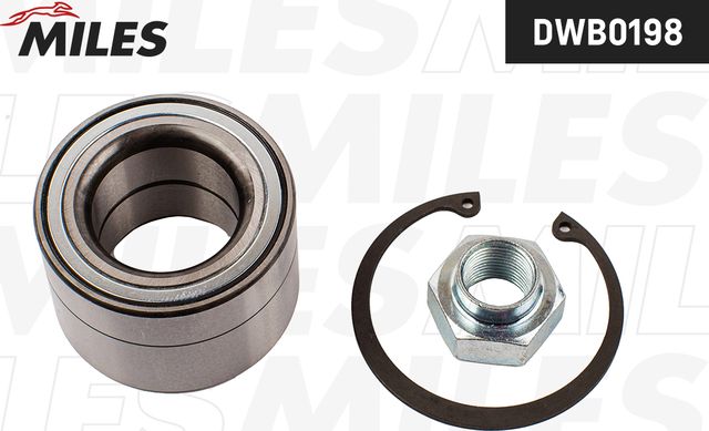 Ступичный подшипник (комплект) Miles передний передний/задний для Suzuki Wagon R+ II 2000-2008. Артикул DWB0198