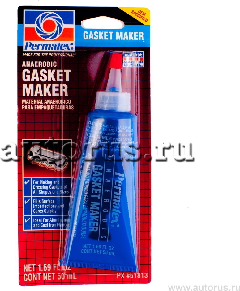 Герметик формирователь прокладок анаэробный 50мл PERMATEX. Артикул 51813