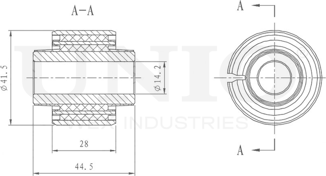 Сайлентблок рычага подвески (Unio). Артикул RMP-20214