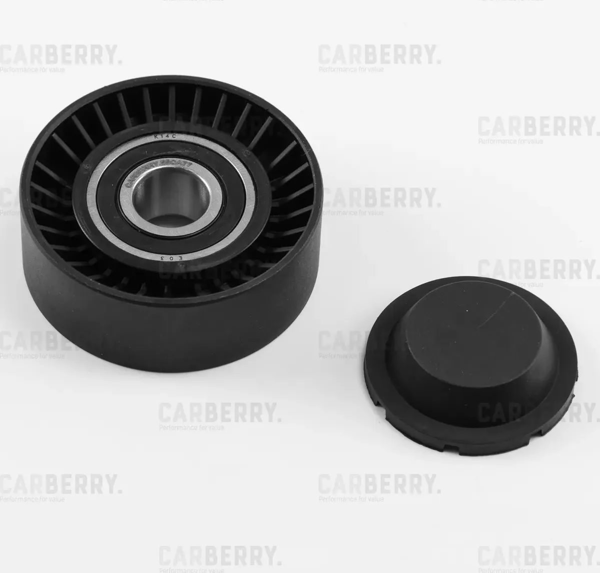 Ролик поликлинового ремня натяжной (Carberry). Артикул 55CA77