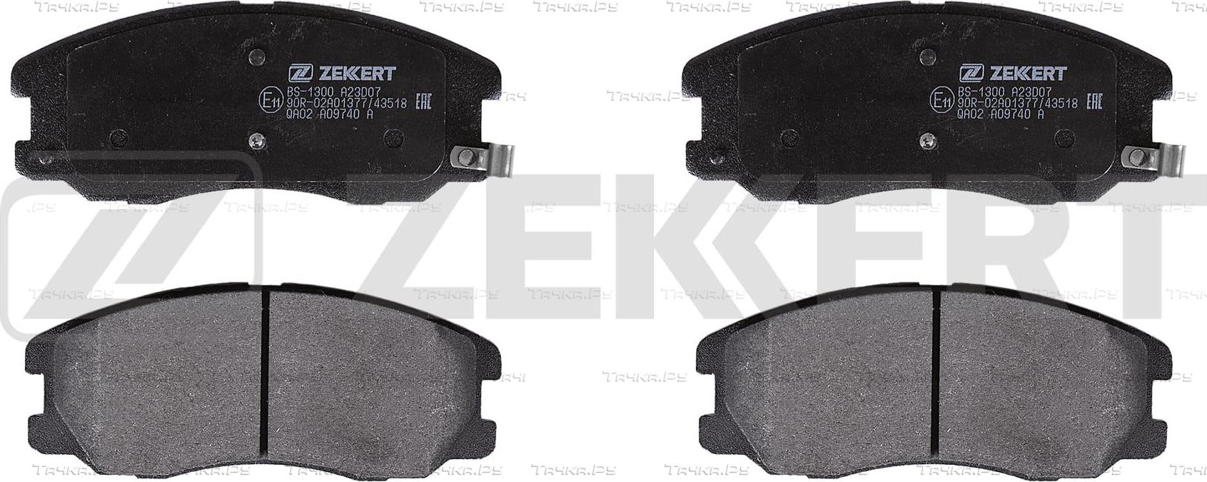 Тормозные колодки Zekkert передние для Chevrolet Captiva I 2006-2018. Артикул BS-1300