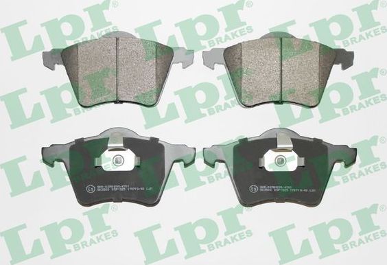 Тормозные колодки LPR передние для Ford Galaxy I 2001-2006. Артикул 05P1525