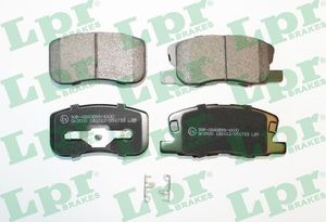 Тормозные колодки LPR передние для Mitsubishi Colt VI (Z20/Z30) 2004-2012. Артикул 05P1733