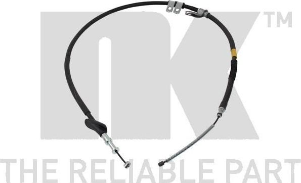 Трос ручника (тросик ручного тормоза) NK левый для Subaru Impreza I 1998-2000. Артикул 904413