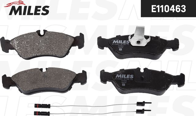 Тормозные колодки Miles (Semi-Metallic). Артикул E110463