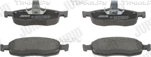 Тормозные колодки Jurid передние для Ford Scorpio II 1994-1998. Артикул 571832J