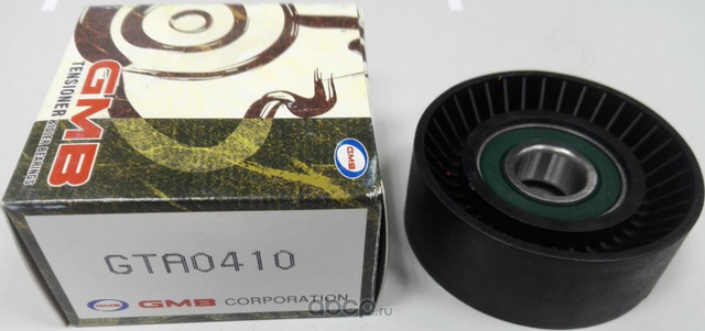 Натяжной ролик (натяжитель) приводного клинового зубчатого ремня GMB. Артикул GTA0410