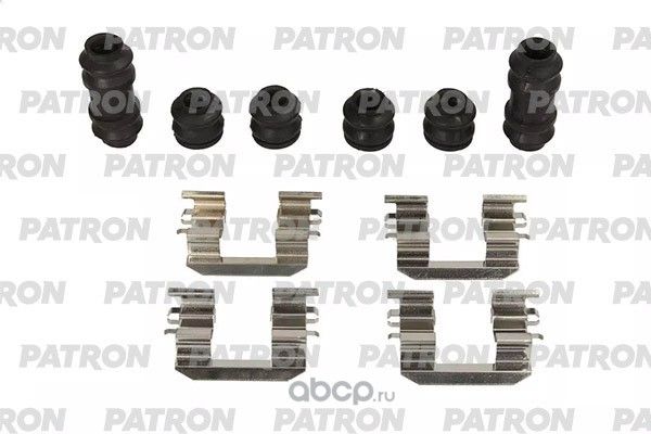 Комплект монтажный тормозных колодок передн KIA Picanto (TA) All models 05.11- / HYUNDAI I10 07- M (Patron). Артикул PSRK1391