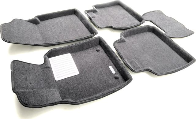 Коврики текстильные Euromat 3D Lux для салона Toyota Camry 70 (V70, XV70) 2018-2026 (вкл. GR Sport) Темно-серые. Артикул EM3D-005101G