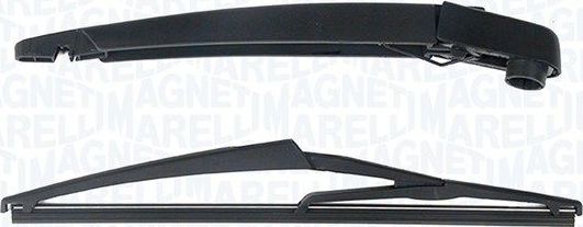 Поводок (рычаг) и щетка стеклоочистителя (дворника) Magneti Marelli. Артикул 000723180058