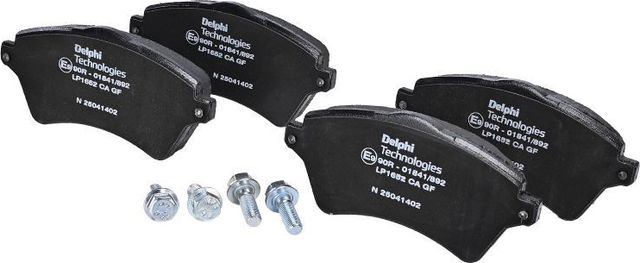 Тормозные колодки Delphi (Low-Metallic). Артикул LP1652