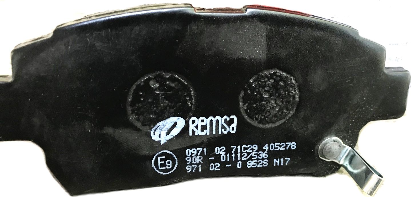 Тормозные колодки Remsa. Артикул 0971.02