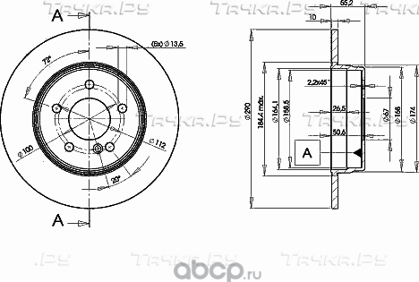 Диск тормозной (Icer). Артикул 78bd3412