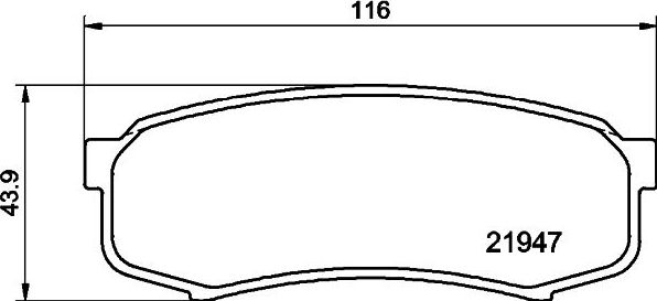 Тормозные колодки Nisshinbo Strong Ceramic. Артикул NP1008SC