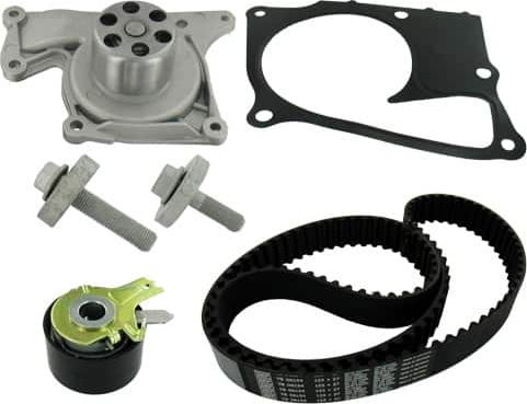 Помпа (водяной насос) с комплектом ремня ГРМ SKF. Артикул VKMC 06134-3