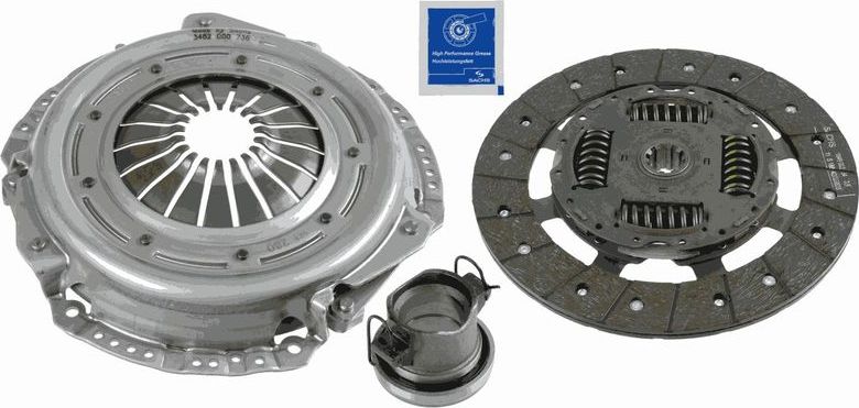 Сцепление (комплект) SACHS для Jeep Wrangler III (JK) 2010-2018. Артикул 3000 950 065