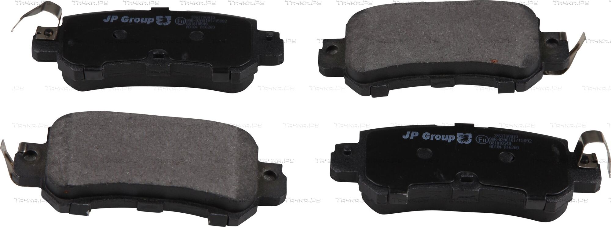 Тормозные колодки JP Group JP задние для Mazda CX-5 I 2011-2017. Артикул 3863700910