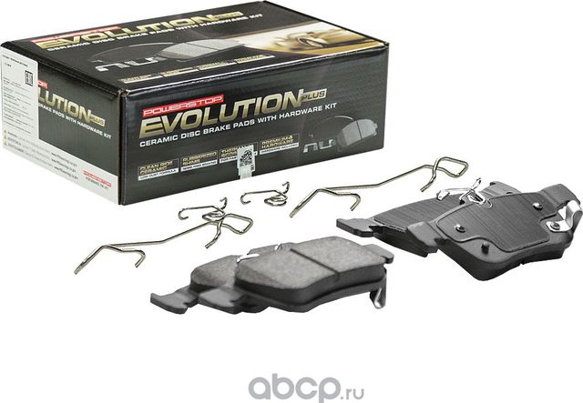 Задние керамические колодки Evolution PLUS Z17 PowerStop 17-1878. Артикул 171878