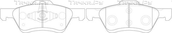 Тормозные колодки FIT. Артикул FP1047