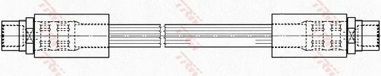 Тормозной шланг TRW. Артикул PHA489