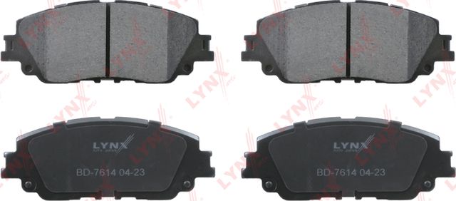 Тормозные колодки LYNXauto передние для Lexus UX I 2018-2026. Артикул BD-7614