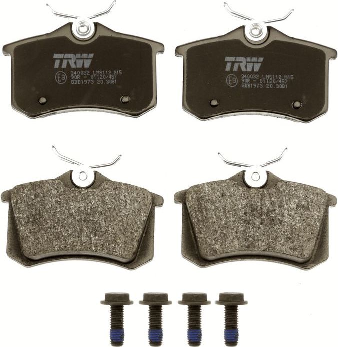 Тормозные колодки TRW COTEC. Артикул GDB1973