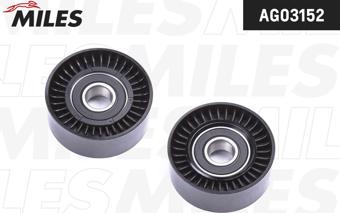 Натяжной ролик (натяжитель) приводного ремня Miles. Артикул AG03152
