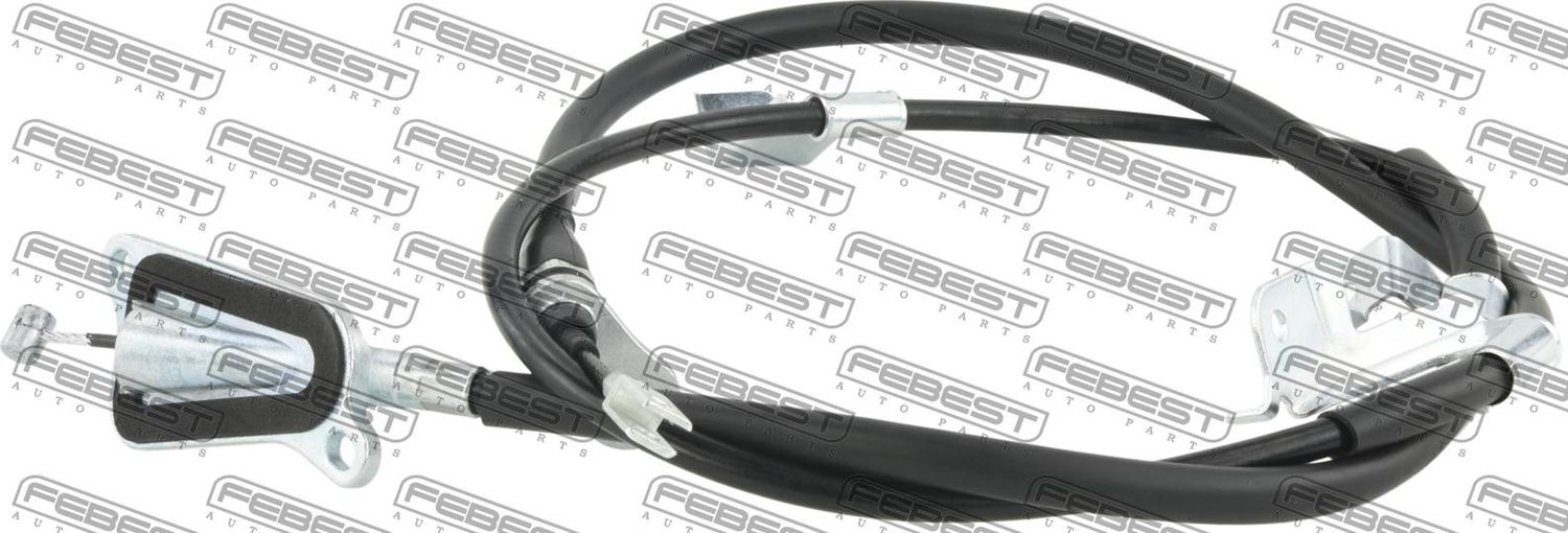 Трос ручника (тросик ручного тормоза) Febest. Артикул 02100-T30RH