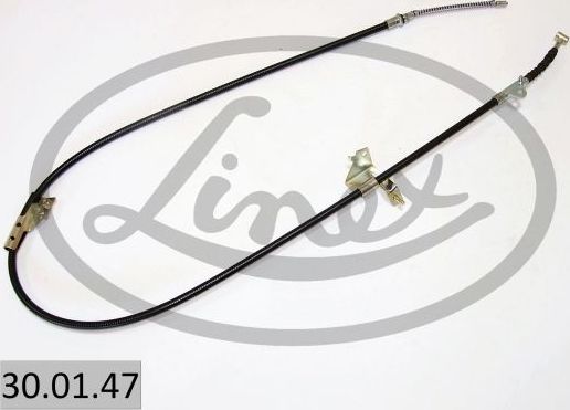 Трос ручника (тросик ручного тормоза) Linex правый для Nissan Primera P11 1996-1999. Артикул 30.01.47
