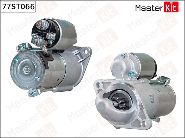 77ST066 Стартер\ OPEL ASTRA H/J 1.6/1.8 (1.1kw) (Master KIT). Артикул 77st066