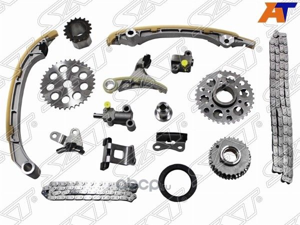 Комплект для замены цепи ГРМ TOYOTA 2TR-FE 04- (SAT). Артикул TKTY352B