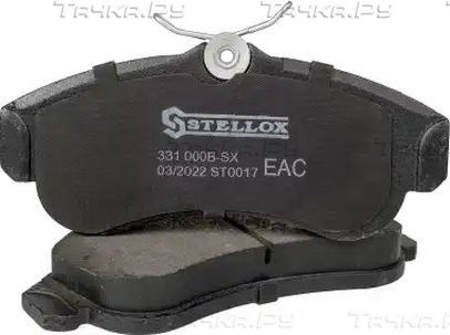 Тормозные колодки Stellox. Артикул 331 000B-SX