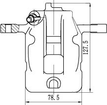 Тормозной суппорт Trialli. Артикул CF 202802
