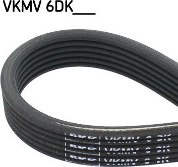 Приводной ремень поликлиновой SKF. Артикул VKMV 6DK1195