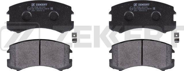 Тормозные колодки Zekkert передние для Mitsubishi Lancer X 2008-2017. Артикул BS-2538