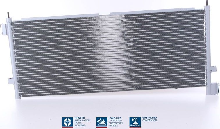 Радиатор кондиционера (конденсатор) Nissens (алюминий). Артикул 94903