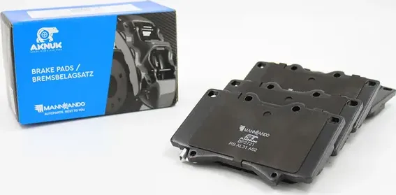 КОЛОДКИ ТОРМОЗНЫЕ ДИСКОВЫЕ ПЕРЕДНИЕ AKNUK TOYOTA LAND CRUISER 100 (J1) Aknuk. Артикул BP2721