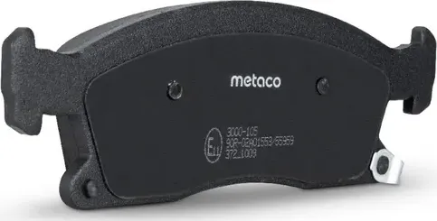 Колодки тормозные передние к-кт (Metaco). Артикул 3000105