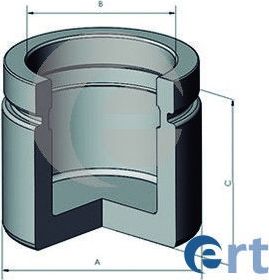 Поршень тормозного суппорта ERT (сталь). Артикул 150819-C