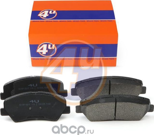 Колодки тормозные (4U). Артикул 4UBP0017
