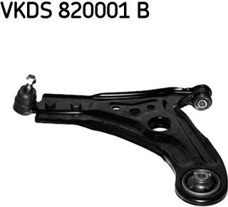 Поперечный рычаг передней подвески SKF левый для Daewoo Kalos 2002-2007. Артикул VKDS 820001 B