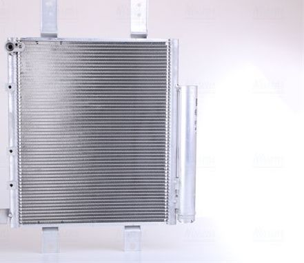 Радиатор кондиционера (конденсатор) Nissens (алюминий) для Daihatsu Cuore VI (L251) 2003-2007. Артикул 940554