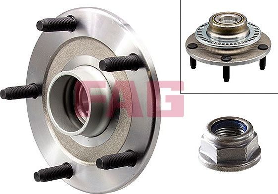 Ступица колеса с интегрированным подшипником Fag. Артикул 713 6786 60