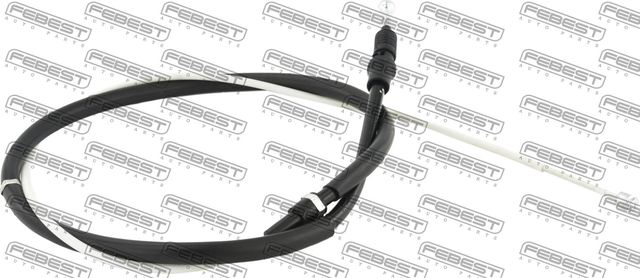 Трос ручника (тросик ручного тормоза) Febest задний для Volkswagen Jetta VI 2011-2019. Артикул 23100-JETVIR