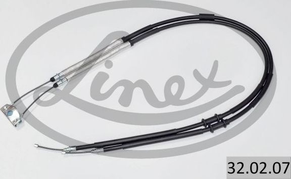 Трос ручника (тросик ручного тормоза) Linex. Артикул 32.02.07