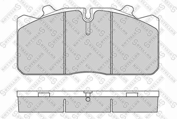 Тормозные колодки Stellox передние для MAN M2000 1995-2005. Артикул 85-11416-SX