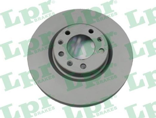 Тормозной диск LPR TOTAL COATED передний для Peugeot 308 II 2013-2026. Артикул P1020VR