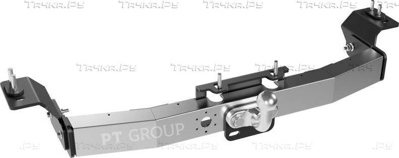 Фаркоп PT Group c накладкой из нержавейки для Toyota Land Cruiser Prado 120 2003-2009. Фланцевое крепление. Артикул TPR-02-991024.00