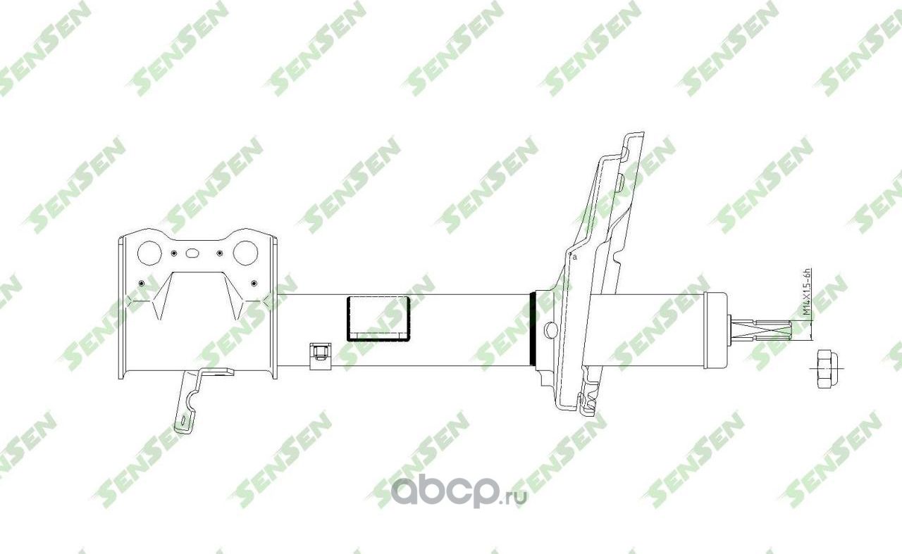 АМОРТИЗАТОР TOYOTA HIGHLANDER / KLUGER 3.5L FOR USA 2008 - - RR (Sensen). Артикул 42141220